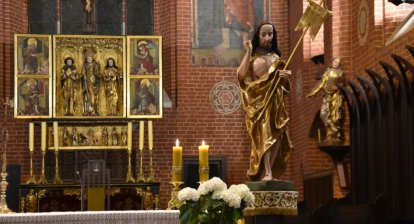 Liturgia Wigilii Paschalnej w toruńskiej katedrze