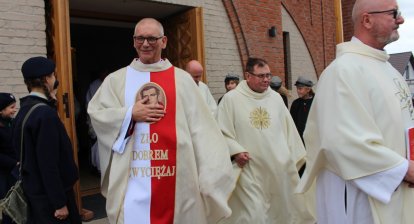 Poświęcenie koscioła w Łubiance