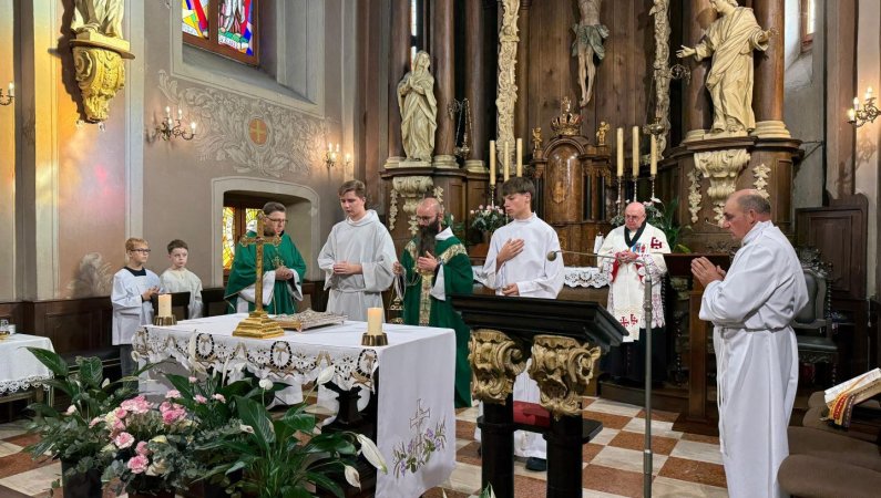 Uroczystość wprowadzenia relikwii św. Bartolo Longo