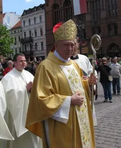 Bp Andrzej podczas uroczystości
