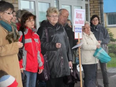 Grudziądz odmawia Koronkę do Miłosierdzia Bożego na ulicy