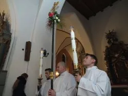 Otwarcie Bramy Miłosierdzia w konkatedrze Trójcy Świętej w Chełmży