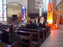 Pożegnanie symboli ŚDM w diecezjalnym sanktuarium Miłosierdzia Bożego w Toruniu