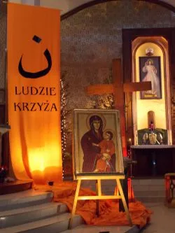 Pożegnanie symboli ŚDM w diecezjalnym sanktuarium Miłosierdzia Bożego w Toruniu