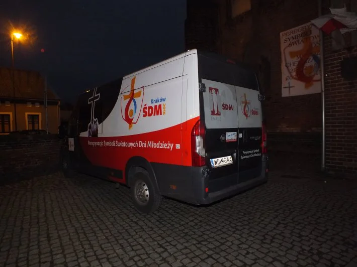 Symbole ŚDM w Chełmży
