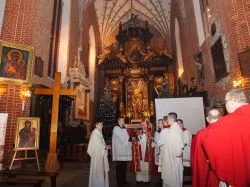Symbole ŚDM w Chełmży