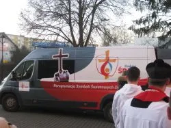 Symbole ŚDM w Grudziądzu-Strzemięcinie