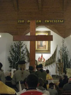 Symbole ŚDM w Grudziądzu-Strzemięcinie