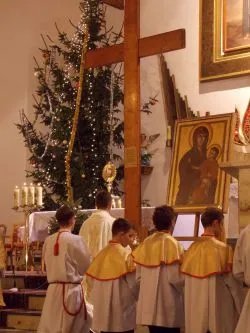 Symbole ŚDM w Grudziądzu-Strzemięcinie