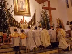 Symbole ŚDM w Grudziądzu-Strzemięcinie