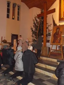 Symbole ŚDM w Grudziądzu-Strzemięcinie