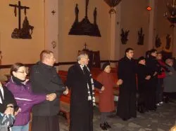Symbole ŚDM w Grudziądzu-Strzemięcinie