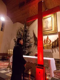 Symbole ŚDM w Grudziądzu-Strzemięcinie