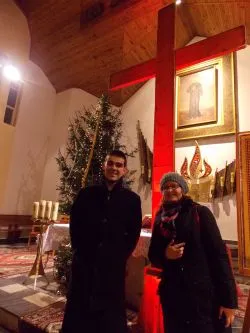 Symbole ŚDM w Grudziądzu-Strzemięcinie