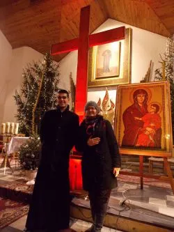 Symbole ŚDM w Grudziądzu-Strzemięcinie
