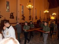 Symbole ŚDM w Grudziądzu-Strzemięcinie