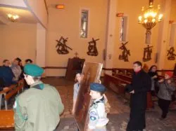 Symbole ŚDM w Grudziądzu-Strzemięcinie