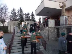 Symbole ŚDM w Grudziądzu-Strzemięcinie