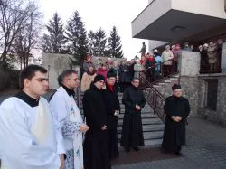 Symbole ŚDM w Grudziądzu-Strzemięcinie