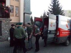 Symbole ŚDM w Grudziądzu-Strzemięcinie
