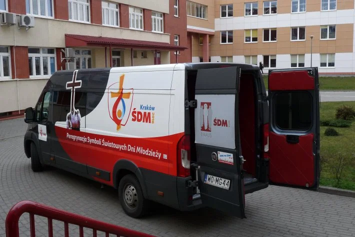 Symbole ŚDM w szpitalu w Grudziądzu