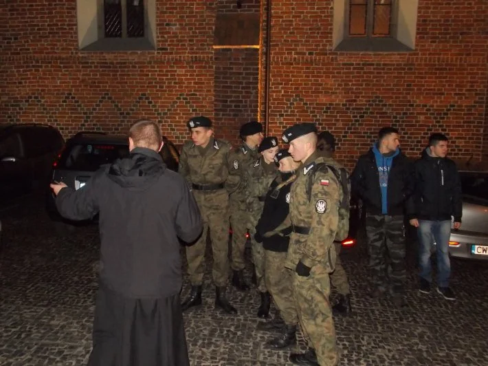 Symbole ŚDM w parafii pw. św. Mikołaja w Grudziądzu