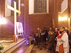 Symbole ŚDM w parafii pw. św. Mikołaja w Grudziądzu