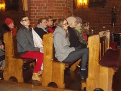 Symbole ŚDM w parafii pw. św. Mikołaja w Grudziądzu