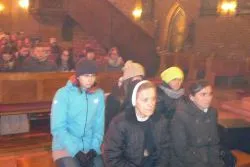 Symbole ŚDM w parafii pw. św. Mikołaja w Grudziądzu