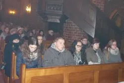 Symbole ŚDM w parafii pw. św. Mikołaja w Grudziądzu