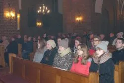 Symbole ŚDM w parafii pw. św. Mikołaja w Grudziądzu