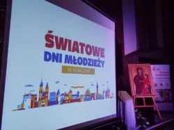 Symbole ŚDM w parafii pw. św. Mikołaja w Grudziądzu