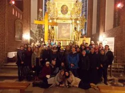 Symbole ŚDM w parafii pw. św. Mikołaja w Grudziądzu