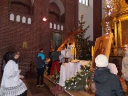 Pożegnanie symboli ŚDM w parafii pw. św. Mikołaja w Grudziądzu