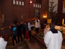 Pożegnanie symboli ŚDM w parafii pw. św. Mikołaja w Grudziądzu