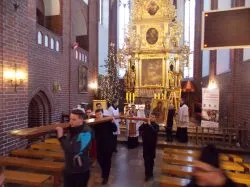 Pożegnanie symboli ŚDM w parafii pw. św. Mikołaja w Grudziądzu