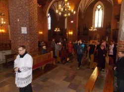 Pożegnanie symboli ŚDM w parafii pw. św. Mikołaja w Grudziądzu