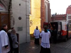 Pożegnanie symboli ŚDM w parafii pw. św. Mikołaja w Grudziądzu