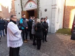 Pożegnanie symboli ŚDM w parafii pw. św. Mikołaja w Grudziądzu