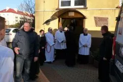 Symbole ŚDM w kaplicy Sióstr Elżbietanek w Grudziądzu