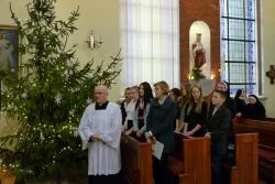 Symbole ŚDM w kaplicy Sióstr Elżbietanek w Grudziądzu