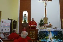 Symbole ŚDM w kaplicy Sióstr Elżbietanek w Grudziądzu