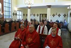 Symbole ŚDM w kaplicy Sióstr Elżbietanek w Grudziądzu