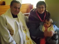 Symbole ŚDM w kaplicy Sióstr Elżbietanek w Grudziądzu