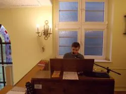 Symbole ŚDM w kaplicy Sióstr Elżbietanek w Grudziądzu