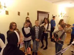 Symbole ŚDM w kaplicy Sióstr Elżbietanek w Grudziądzu