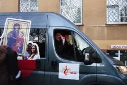 Symbole ŚDM w kaplicy Sióstr Elżbietanek w Grudziądzu
