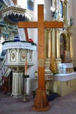Symbole ŚDM w Łasinie