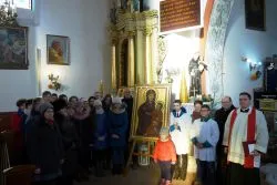 Symbole ŚDM w Łasinie