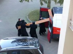 Symbole ŚDM w Łasinie
